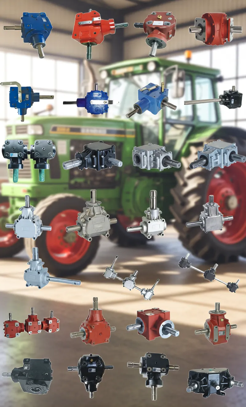 Pad vent drive gearbox central unit