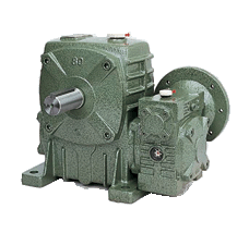 EDA Series shaft direction — IEC flange input hollow bore output diagram