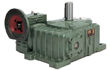 EDO Series shaft direction — IEC flange input co-axial dual hollow bore configuration