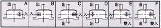 O and X Series worm gear reducer dimensional drawing