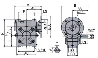 FCWD WD Series worm reducer engineering construction