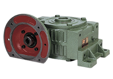 WDKO Series co-axial dual bore and IEC flange dimensional diagram