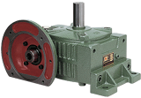 WDX WDO worm reducer shaft configuration diagram