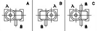 WDZ Series Worm Gear Reducer — W-Series Housing IEC Flange Input Solid Shaft Output