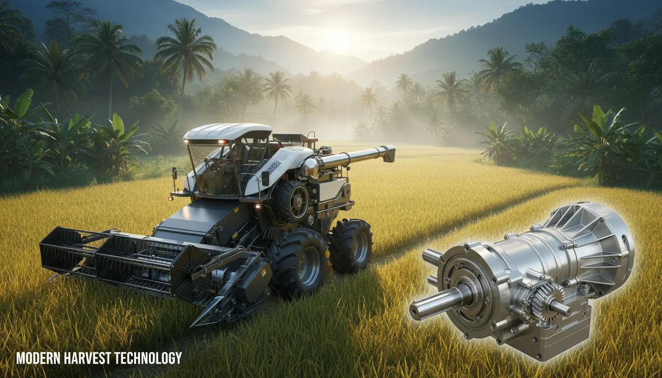 Rice harvester components