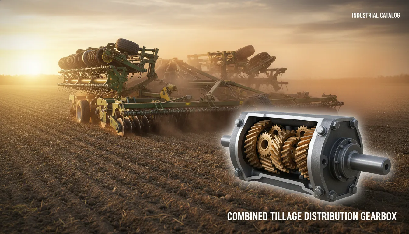 Ever-Power agricultural gearbox installed on combined tiller in Australian field